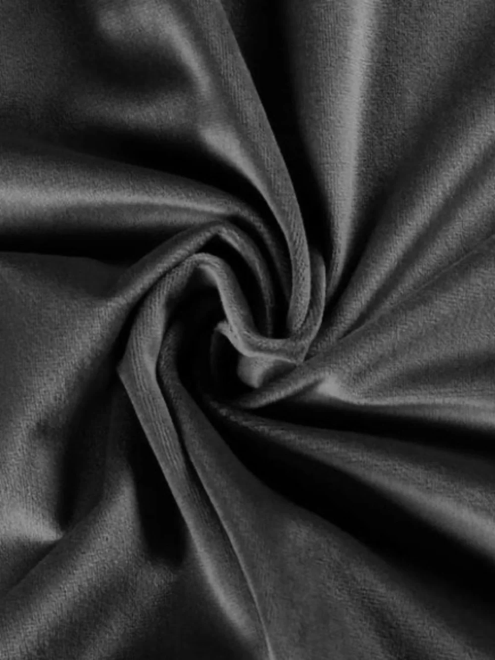 TWOPAGES Birkin Velvet Curtain Pleated Black NWT (2) Panels 52Wx102L